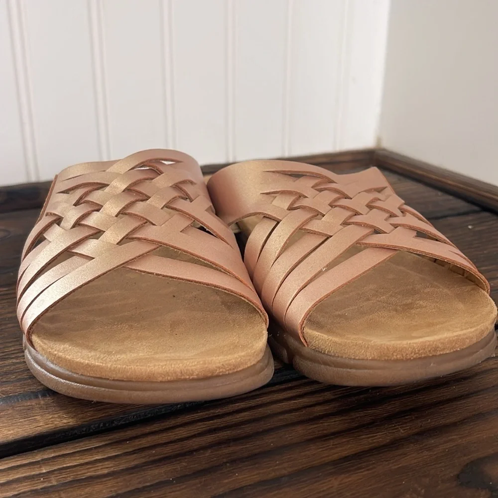 New Easy Spirit Meadow Sandals Woven Slide Design size 7.5